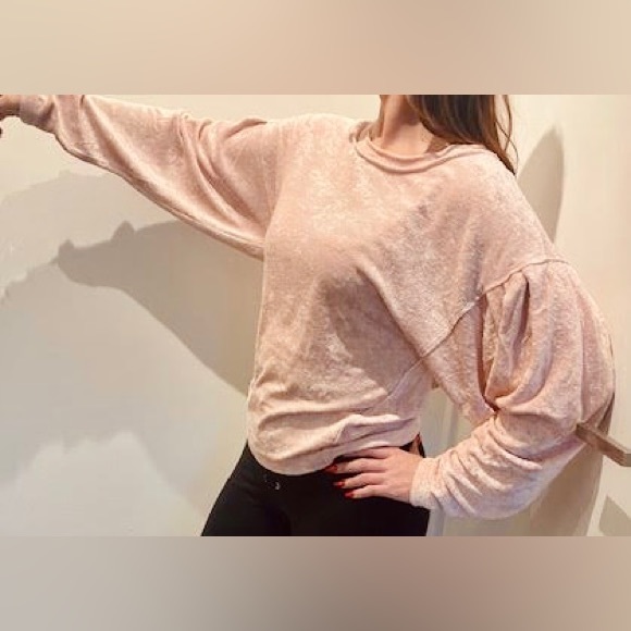 Free People Velour Top - Picture 2 of 5